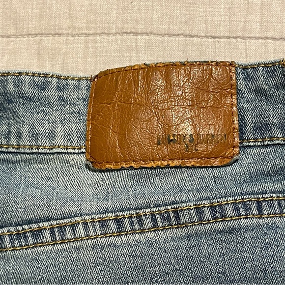 Hudson & Barrow Jeans Men's 32x31 Slim Stretch Blue Denim Whiskered Pants - Picture 9 of 9